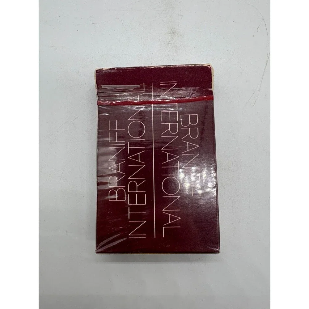 Vintage Braniff International Airways Playing Cards Promotional Sealed Deck